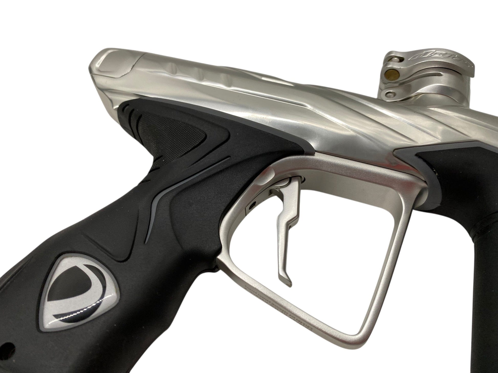 Used Dye DLS Paintball Gun Silver Paintball Gun from CPXBrosPaintball Buy/Sell/Trade Paintball Markers, New Paintball Guns, Paintball Hoppers, Paintball Masks, and Hormesis Headbands