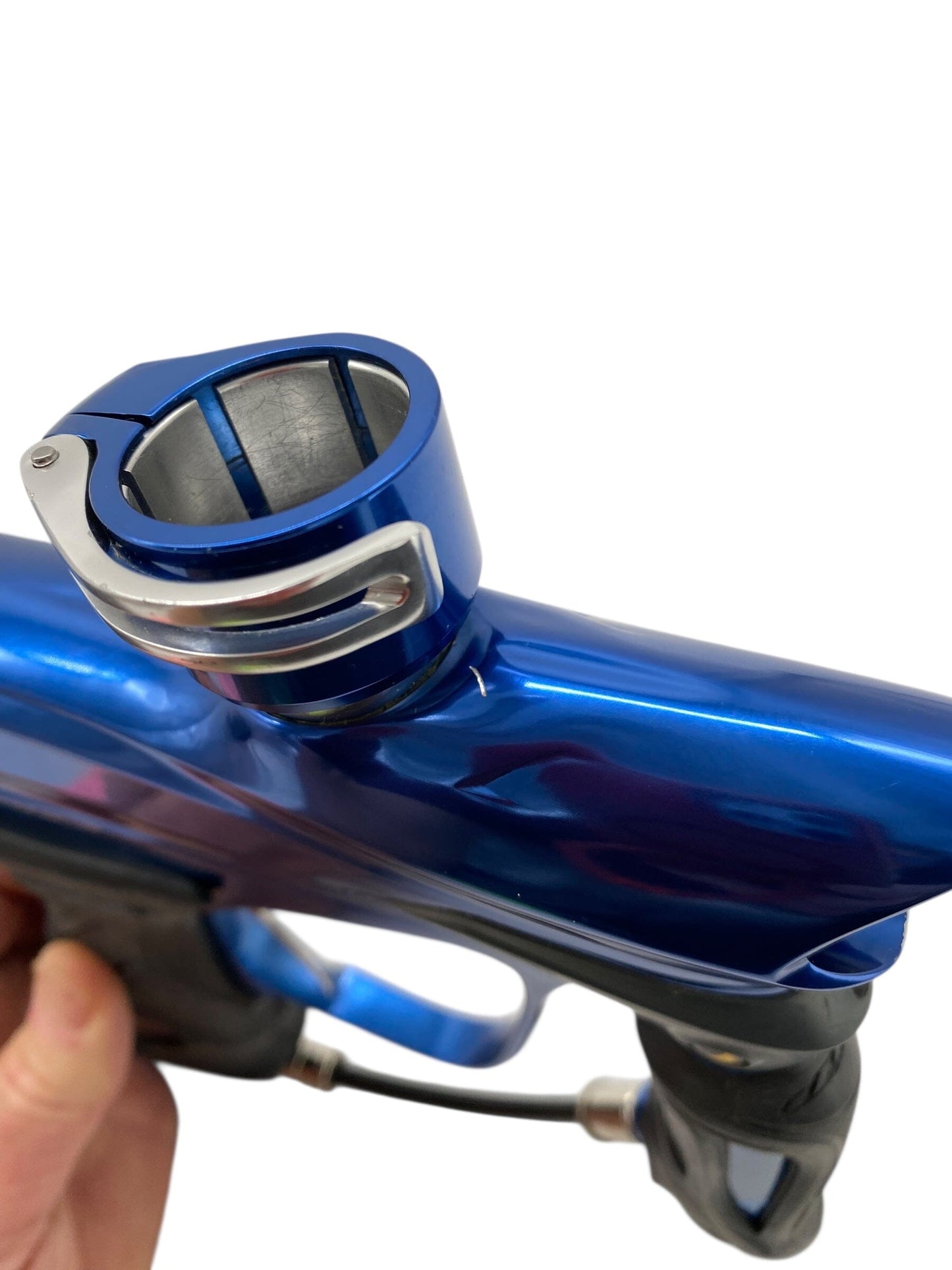 Used Dye Dm 13 Paintball Gun Blue/Silver Paintball Gun from CPXBrosPaintball Buy/Sell/Trade Paintball Markers, New Paintball Guns, Paintball Hoppers, Paintball Masks, and Hormesis Headbands
