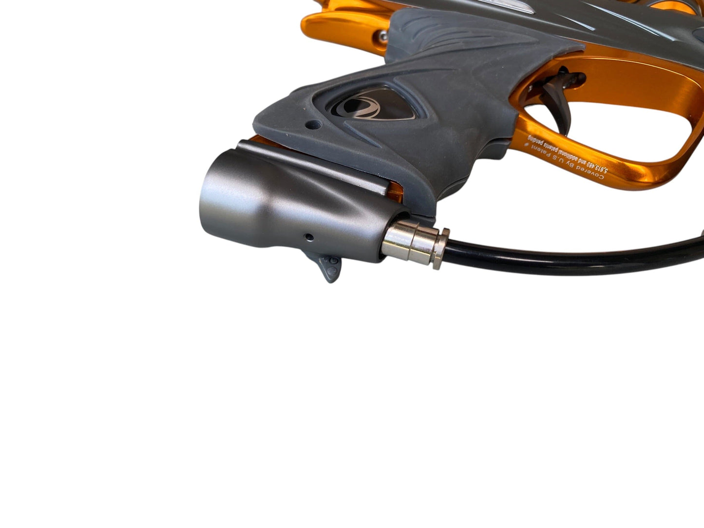 Used DYE DM12 Grey/Orange Paintball Gun Paintball Gun from CPXBrosPaintball Buy/Sell/Trade Paintball Markers, New Paintball Guns, Paintball Hoppers, Paintball Masks, and Hormesis Headbands