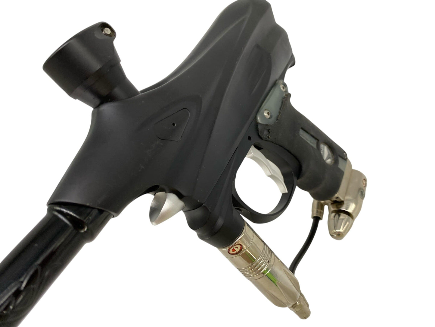 Used DYE DM4 Black/Silver Paintball Gun Paintball Gun from CPXBrosPaintball Buy/Sell/Trade Paintball Markers, New Paintball Guns, Paintball Hoppers, Paintball Masks, and Hormesis Headbands