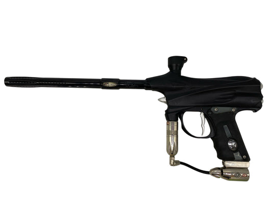 Used DYE DM4 Black/Silver Paintball Gun Paintball Gun from CPXBrosPaintball Buy/Sell/Trade Paintball Markers, New Paintball Guns, Paintball Hoppers, Paintball Masks, and Hormesis Headbands