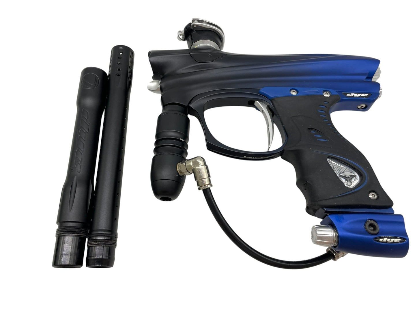 Used DYE DM7 Blue To Black Fade Paintball Gun Paintball Gun from CPXBrosPaintball Buy/Sell/Trade Paintball Markers, New Paintball Guns, Paintball Hoppers, Paintball Masks, and Hormesis Headbands