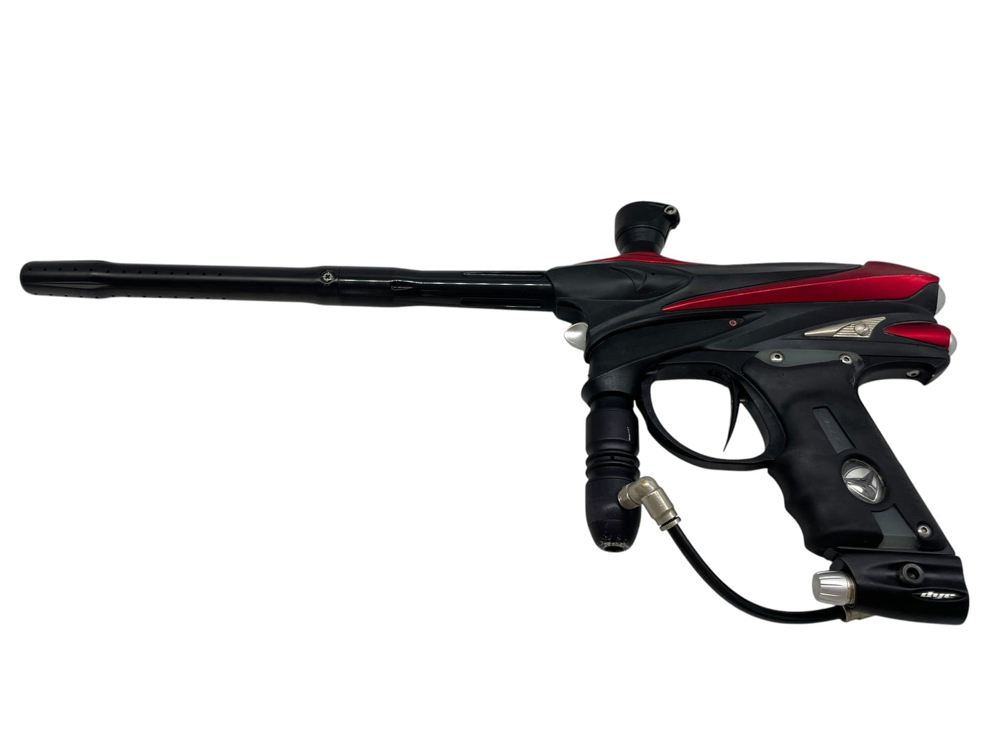 Used DYE DMC Black/Red Paintball Gun Paintball Gun from CPXBrosPaintball Buy/Sell/Trade Paintball Markers, New Paintball Guns, Paintball Hoppers, Paintball Masks, and Hormesis Headbands