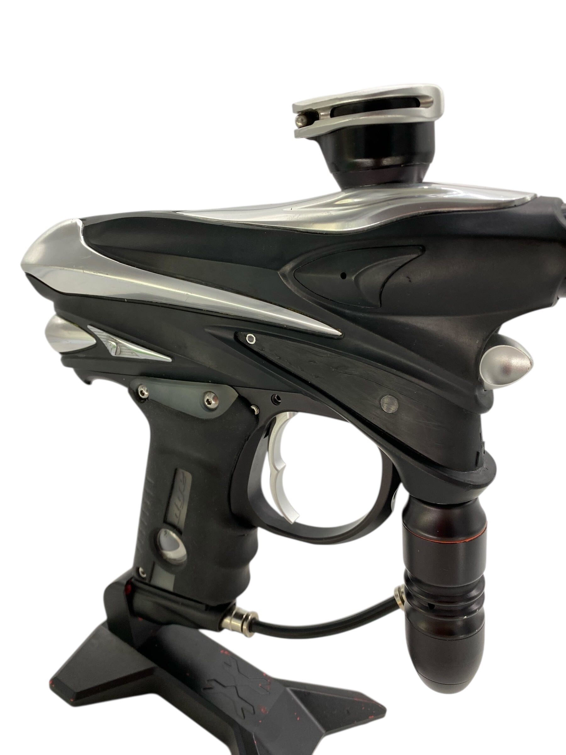 Used Dye Dmc Paintball Gun Black/Silver Paintball Gun from CPXBrosPaintball Buy/Sell/Trade Paintball Markers, New Paintball Guns, Paintball Hoppers, Paintball Masks, and Hormesis Headbands