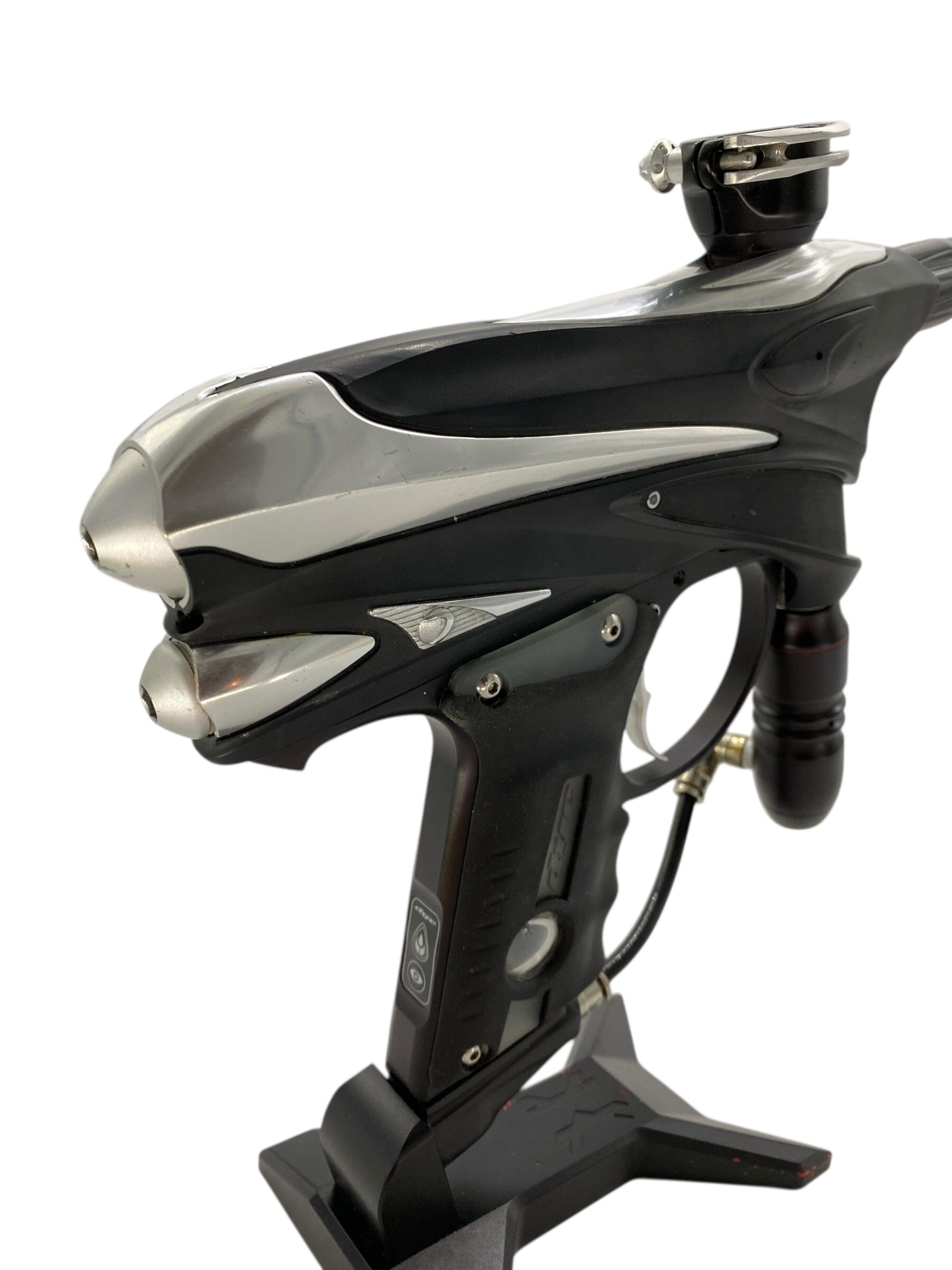 Used Dye Dmc Paintball Gun Black/Silver Paintball Gun from CPXBrosPaintball Buy/Sell/Trade Paintball Markers, New Paintball Guns, Paintball Hoppers, Paintball Masks, and Hormesis Headbands