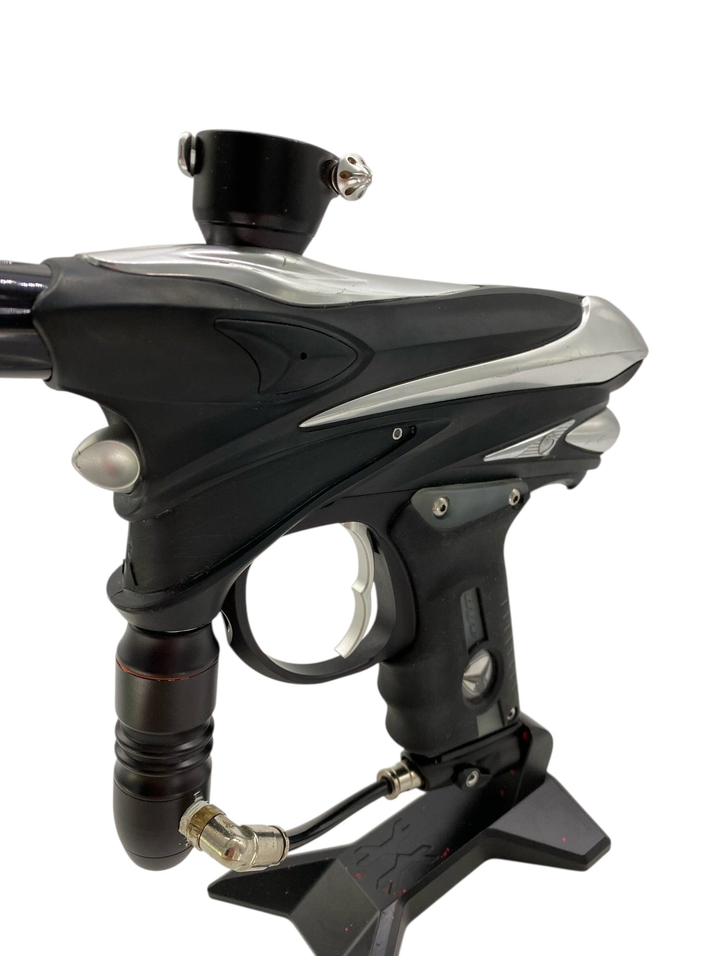 Used Dye Dmc Paintball Gun Black/Silver Paintball Gun from CPXBrosPaintball Buy/Sell/Trade Paintball Markers, New Paintball Guns, Paintball Hoppers, Paintball Masks, and Hormesis Headbands