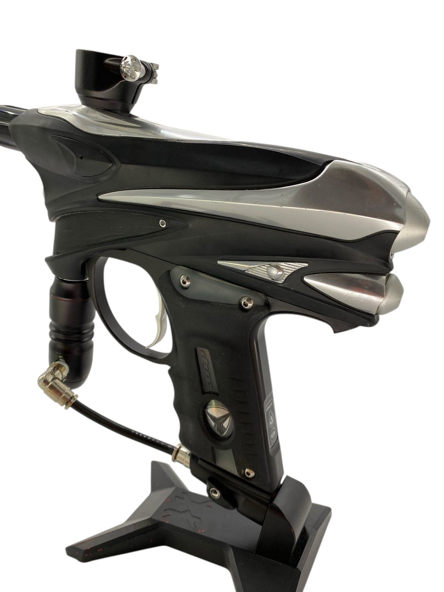 Used Dye Dmc Paintball Gun Black/Silver Paintball Gun from CPXBrosPaintball Buy/Sell/Trade Paintball Markers, New Paintball Guns, Paintball Hoppers, Paintball Masks, and Hormesis Headbands