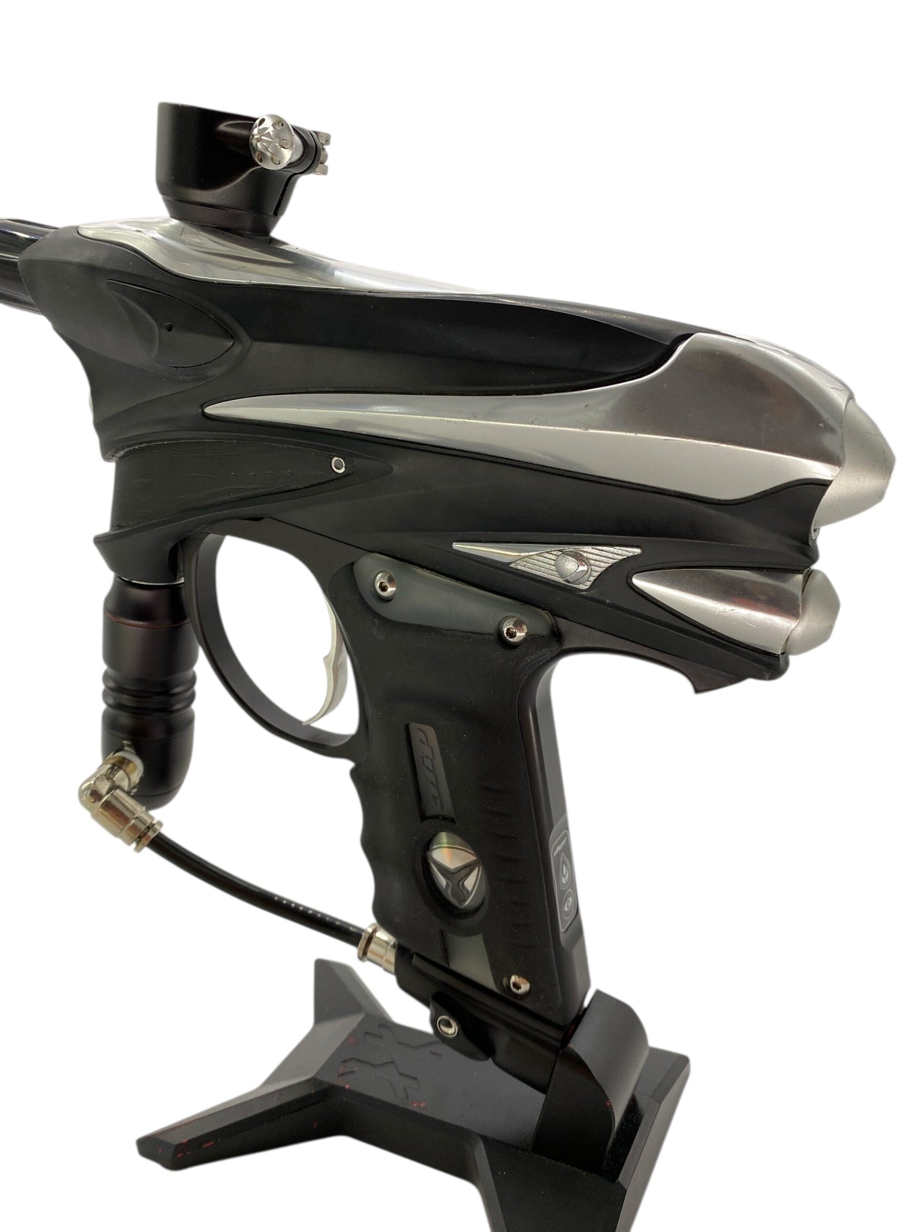 Used Dye Dmc Paintball Gun Black/Silver Paintball Gun from CPXBrosPaintball Buy/Sell/Trade Paintball Markers, New Paintball Guns, Paintball Hoppers, Paintball Masks, and Hormesis Headbands