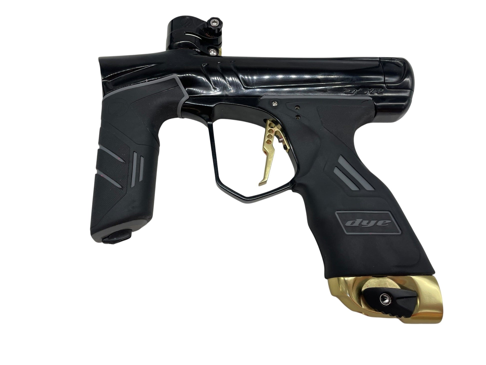 Used Dye Dsr+ Black/Gold Paintball Gun Paintball Gun from CPXBrosPaintball Buy/Sell/Trade Paintball Markers, New Paintball Guns, Paintball Hoppers, Paintball Masks, and Hormesis Headbands