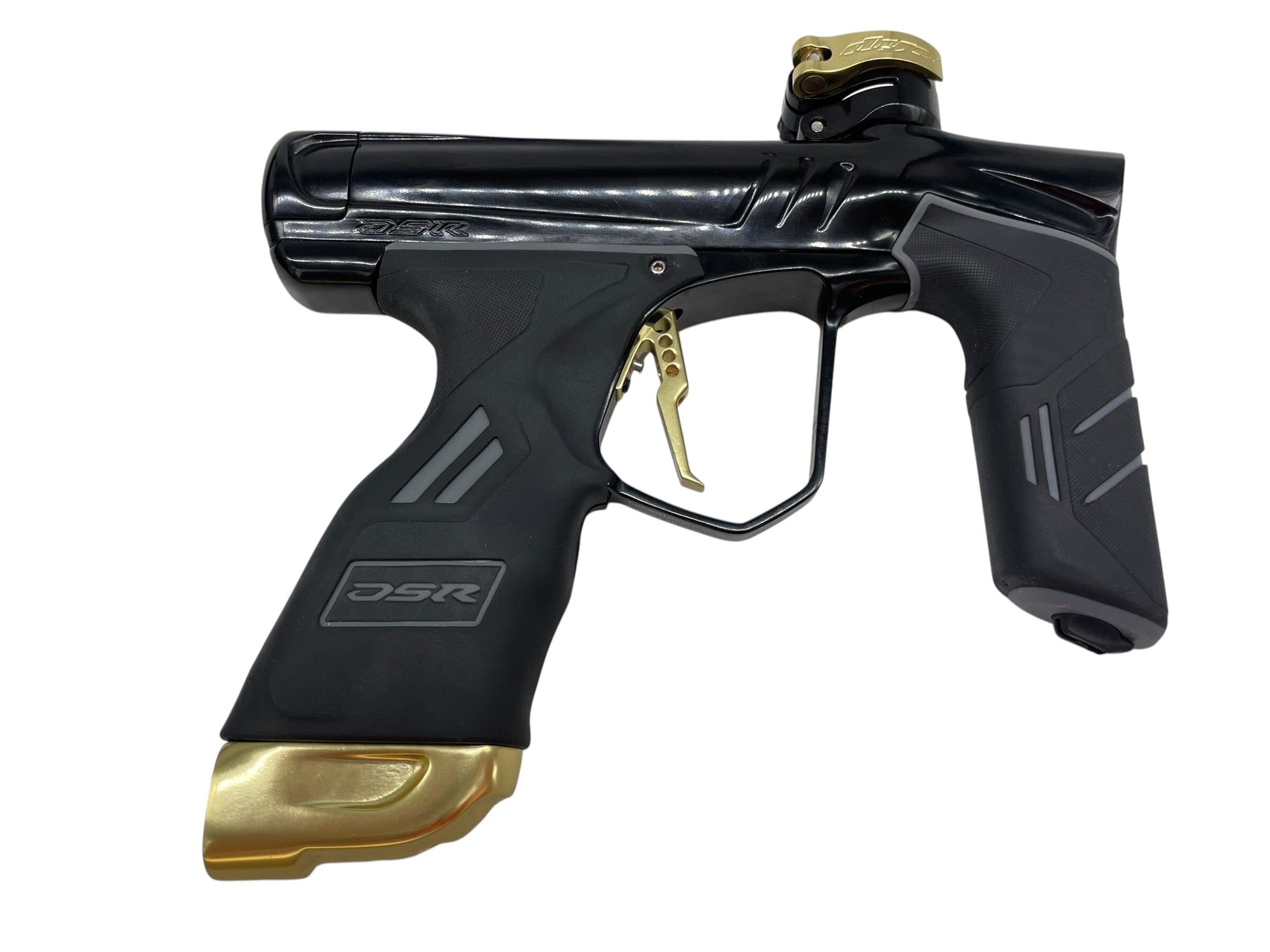 Used Dye Dsr+ Black/Gold Paintball Gun Paintball Gun from CPXBrosPaintball Buy/Sell/Trade Paintball Markers, New Paintball Guns, Paintball Hoppers, Paintball Masks, and Hormesis Headbands