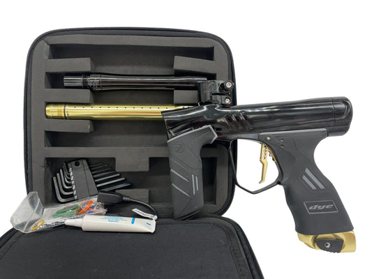 Used Dye Dsr+ Black/Gold Paintball Gun Paintball Gun from CPXBrosPaintball Buy/Sell/Trade Paintball Markers, New Paintball Guns, Paintball Hoppers, Paintball Masks, and Hormesis Headbands