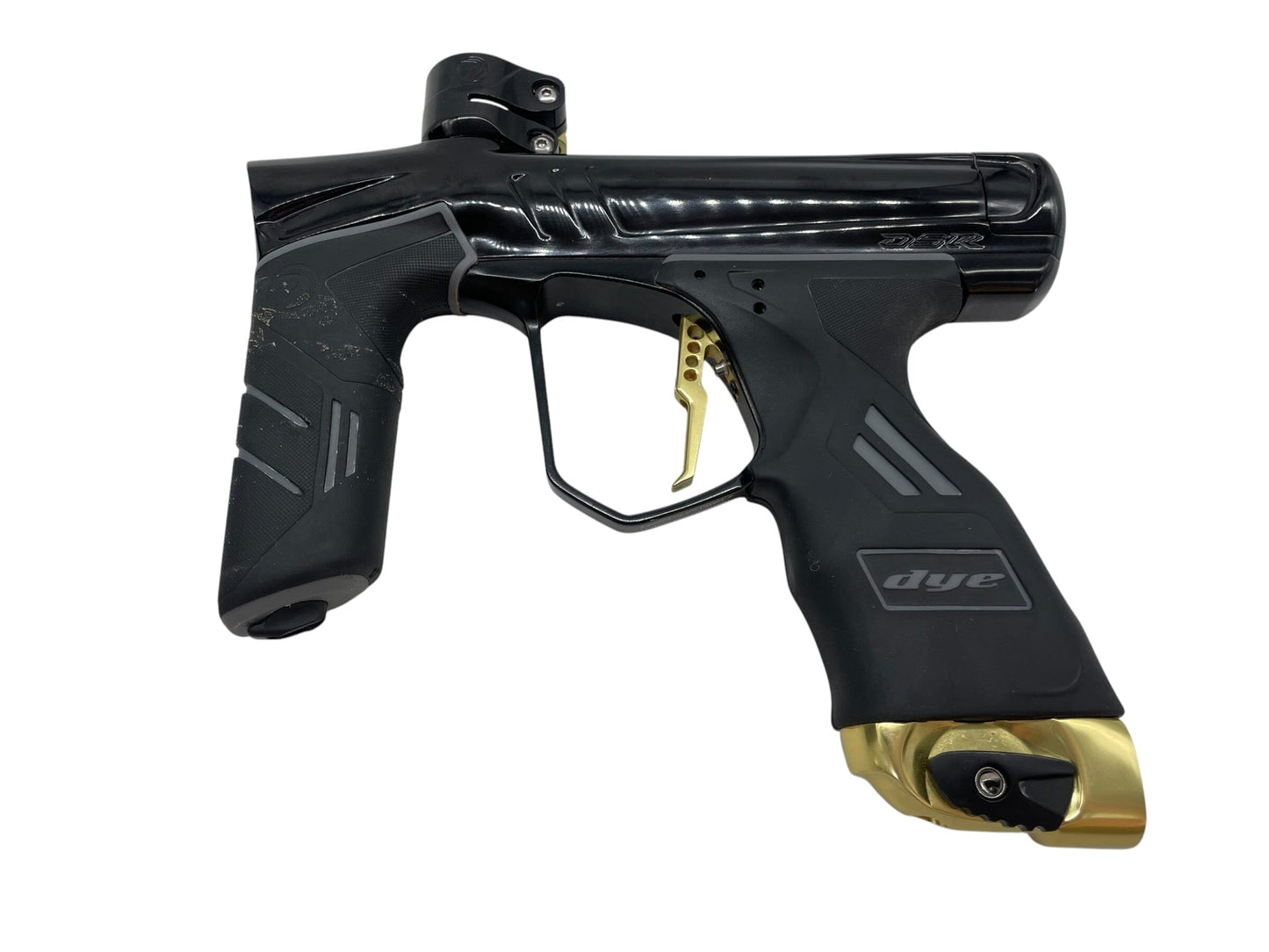 Used Dye Dsr+ Black/Gold Paintball Gun Paintball Gun from CPXBrosPaintball Buy/Sell/Trade Paintball Markers, New Paintball Guns, Paintball Hoppers, Paintball Masks, and Hormesis Headbands