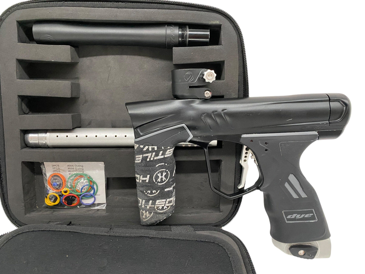 Used Dye Dsr+ Black/Silver Paintball Gun W/ IM PRO KIT Paintball Gun from CPXBrosPaintball Buy/Sell/Trade Paintball Markers, New Paintball Guns, Paintball Hoppers, Paintball Masks, and Hormesis Headbands