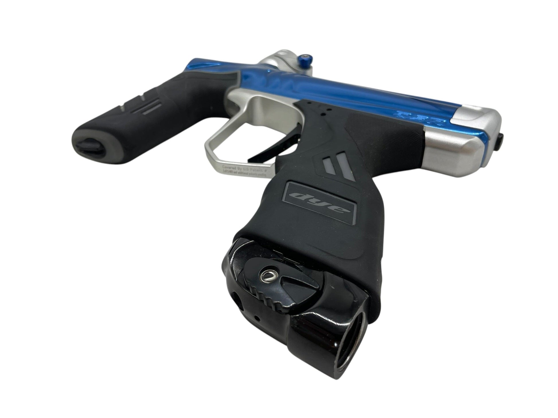 Used Dye Dsr+ Blue/Silver Paintball Gun W/ IM PRO KIT Paintball Gun from CPXBrosPaintball Buy/Sell/Trade Paintball Markers, New Paintball Guns, Paintball Hoppers, Paintball Masks, and Hormesis Headbands