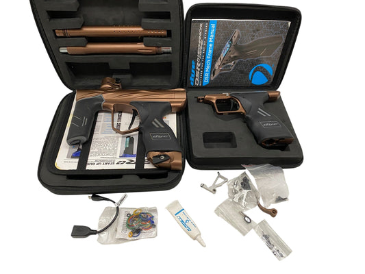 Used Dye Dsr+ DARK Bronze Paintball Gun with Mech Kit Paintball Gun from CPXBrosPaintball Buy/Sell/Trade Paintball Markers, New Paintball Guns, Paintball Hoppers, Paintball Masks, and Hormesis Headbands