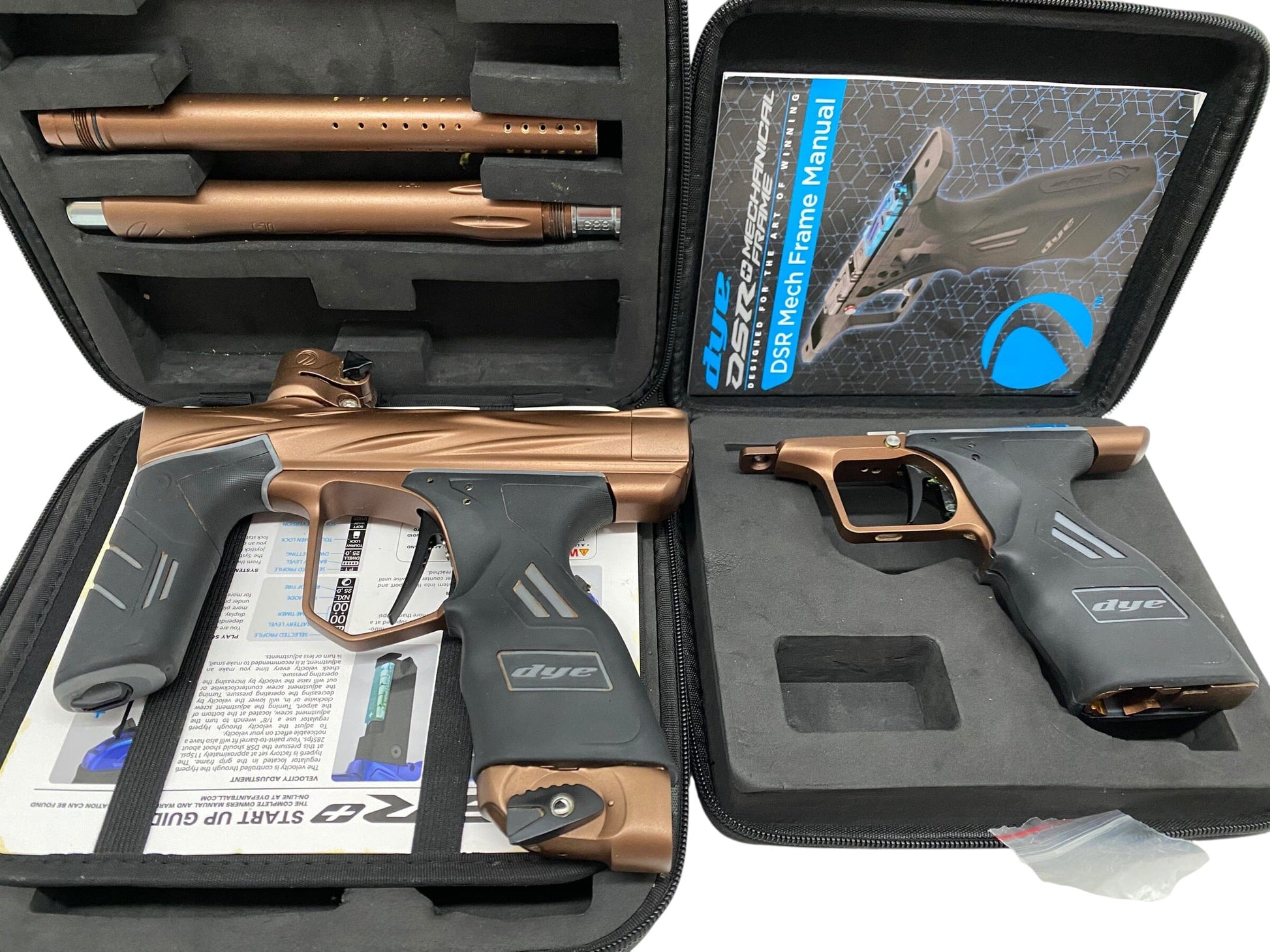 Used Dye Dsr+ DARK Bronze Paintball Gun with Mech Kit Paintball Gun from CPXBrosPaintball Buy/Sell/Trade Paintball Markers, New Paintball Guns, Paintball Hoppers, Paintball Masks, and Hormesis Headbands