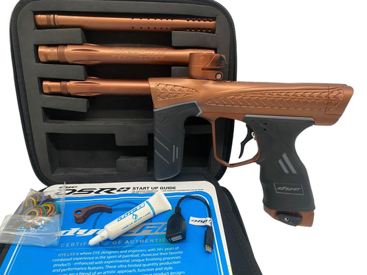 Used Dye Dsr+ FREEFLOW Trix Paintball Gun Brown Paintball Gun from CPXBrosPaintball Buy/Sell/Trade Paintball Markers, New Paintball Guns, Paintball Hoppers, Paintball Masks, and Hormesis Headbands