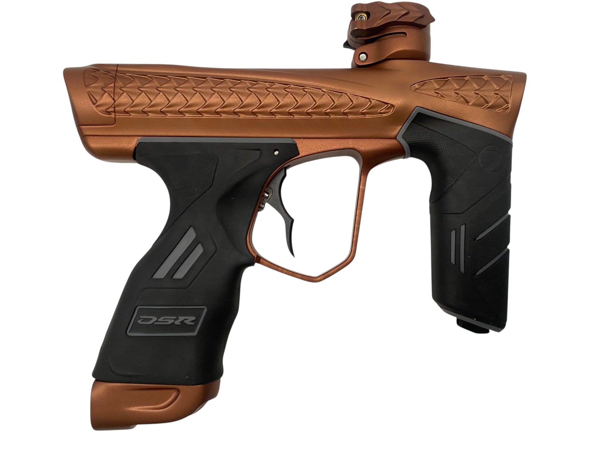 Used Dye Dsr+ FREEFLOW Trix Paintball Gun Brown Paintball Gun from CPXBrosPaintball Buy/Sell/Trade Paintball Markers, New Paintball Guns, Paintball Hoppers, Paintball Masks, and Hormesis Headbands