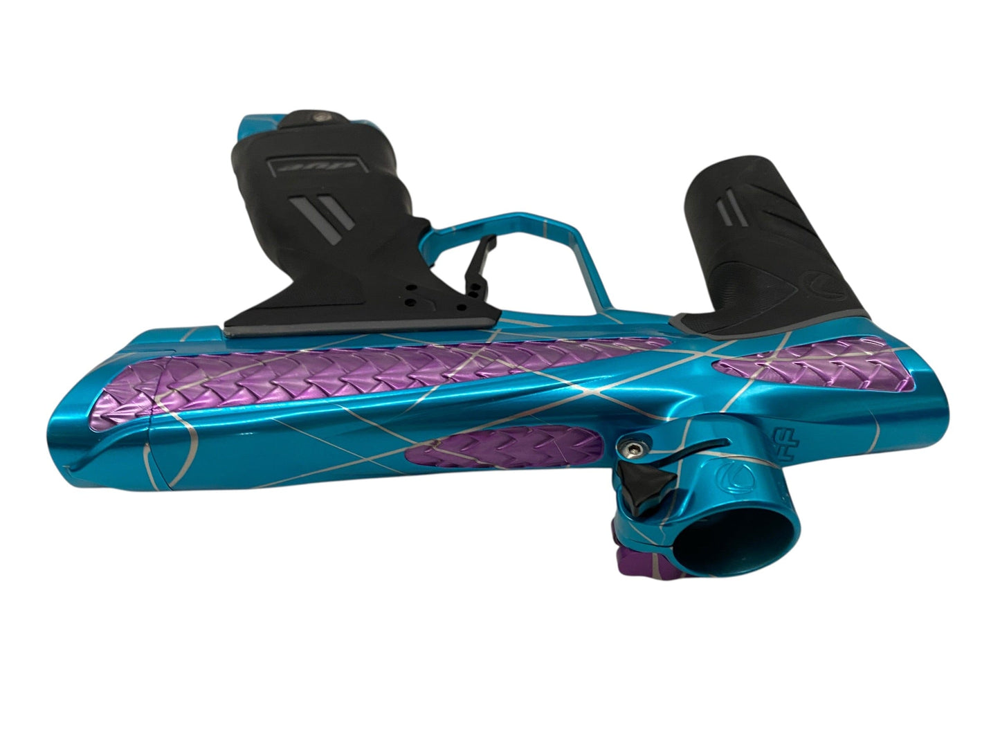Used Dye Dsr+ Freeflow Trix Paintball Gun with Method Bolt Blue/Purple Paintball Gun from CPXBrosPaintball Buy/Sell/Trade Paintball Markers, New Paintball Guns, Paintball Hoppers, Paintball Masks, and Hormesis Headbands
