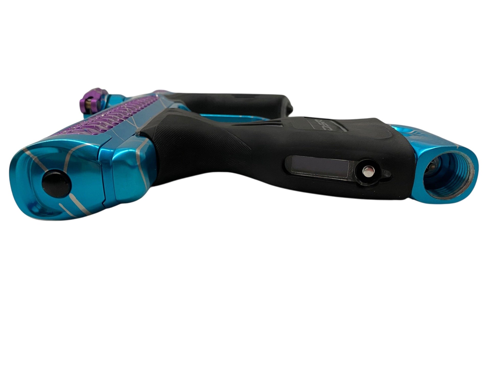 Used Dye Dsr+ Freeflow Trix Paintball Gun with Method Bolt Blue/Purple Paintball Gun from CPXBrosPaintball Buy/Sell/Trade Paintball Markers, New Paintball Guns, Paintball Hoppers, Paintball Masks, and Hormesis Headbands