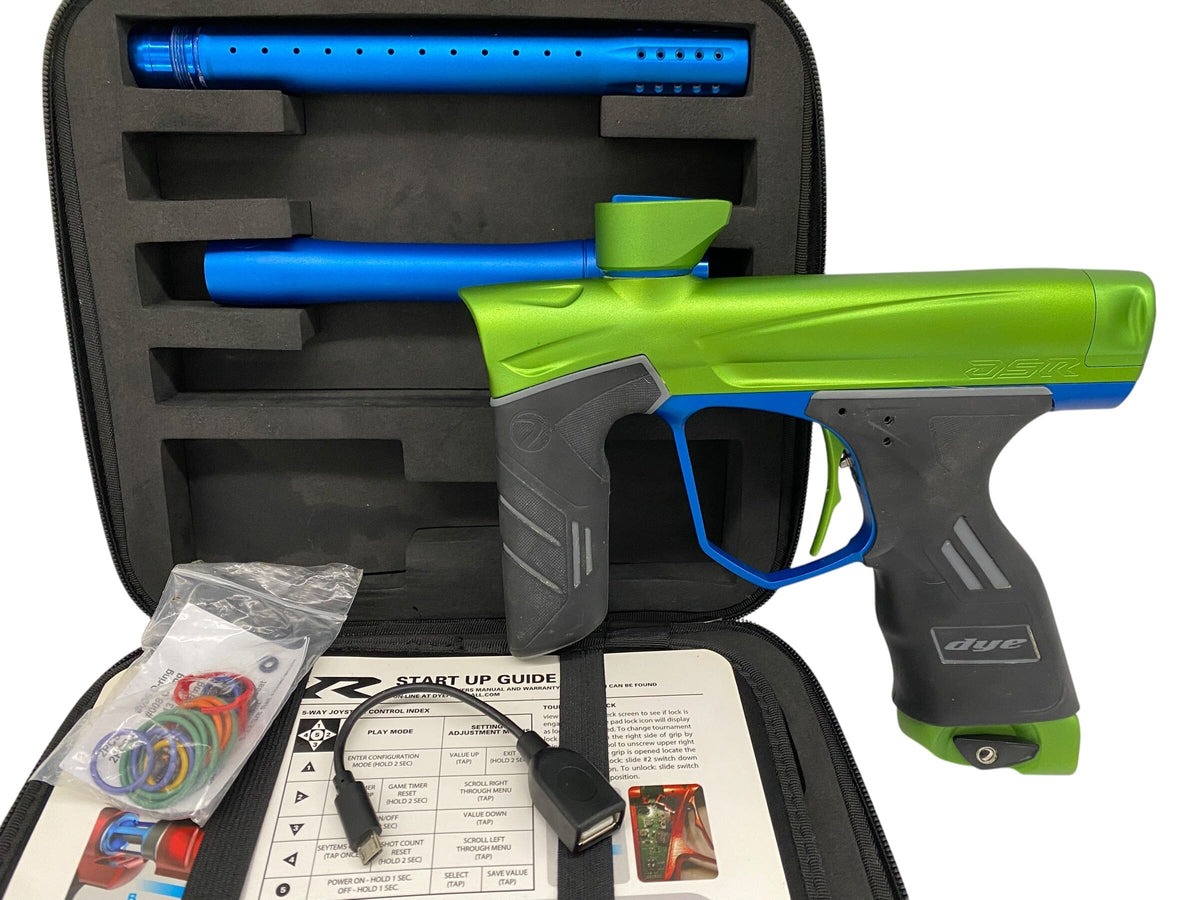 Used Dye Dsr Gen 1 Green/Blue Paintball Gun Paintball Gun from CPXBrosPaintball Buy/Sell/Trade Paintball Markers, New Paintball Guns, Paintball Hoppers, Paintball Masks, and Hormesis Headbands
