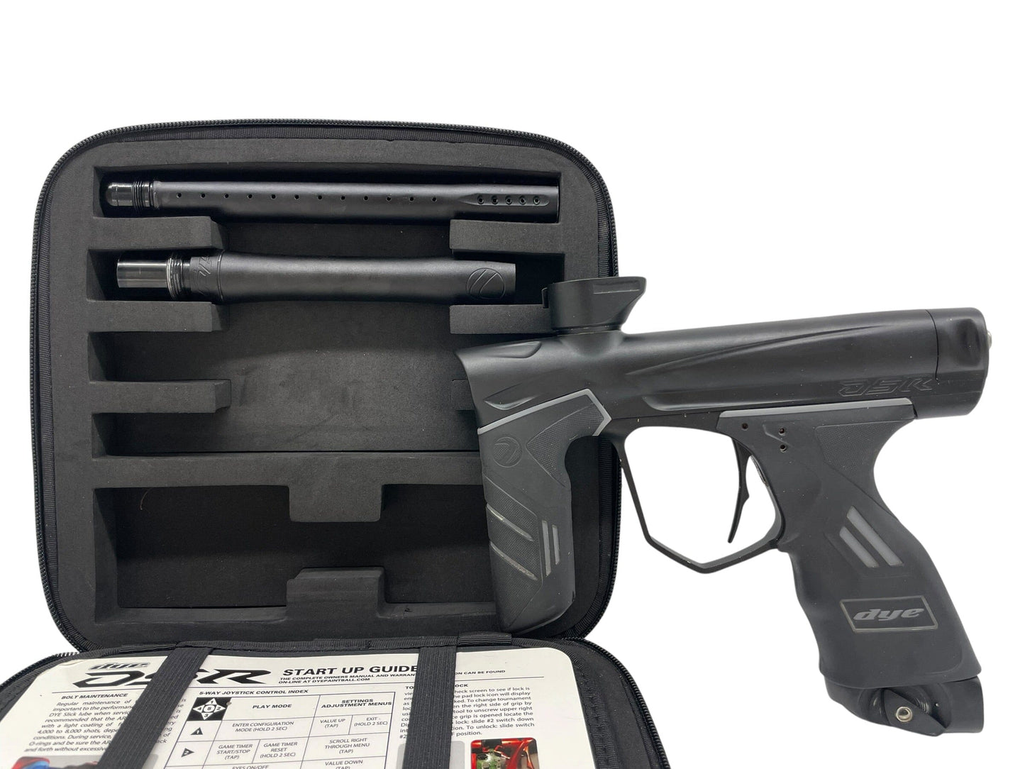 Used Dye Dsr Gen 1 Midnight Paintball Gun Paintball Gun from CPXBrosPaintball Buy/Sell/Trade Paintball Markers, New Paintball Guns, Paintball Hoppers, Paintball Masks, and Hormesis Headbands