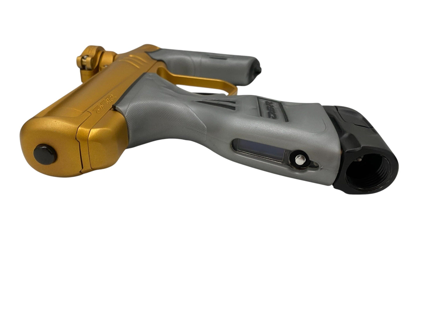 Used Dye Dsr+ Gold + Matching Mech Frame Paintball Gun Paintball Gun from CPXBrosPaintball Buy/Sell/Trade Paintball Markers, New Paintball Guns, Paintball Hoppers, Paintball Masks, and Hormesis Headbands