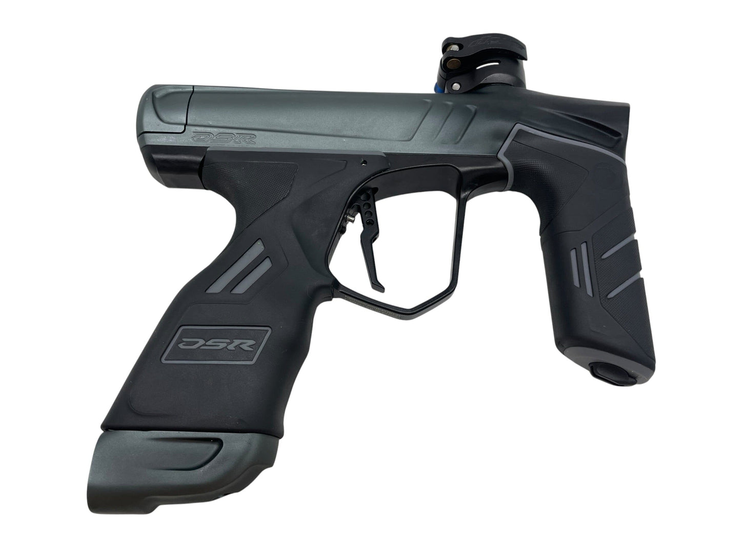 Used Dye Dsr+ Grey to Black Fade Paintball Gun Paintball Gun from CPXBrosPaintball Buy/Sell/Trade Paintball Markers, New Paintball Guns, Paintball Hoppers, Paintball Masks, and Hormesis Headbands