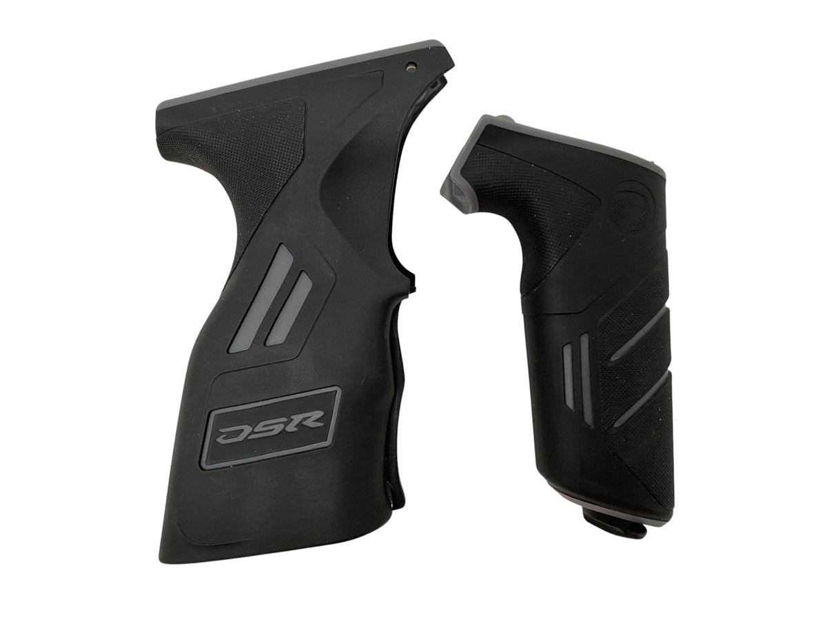 Used Dye DSR + Grips Black/Grey Paintball Gun from CPXBrosPaintball Buy/Sell/Trade Paintball Markers, New Paintball Guns, Paintball Hoppers, Paintball Masks, and Hormesis Headbands