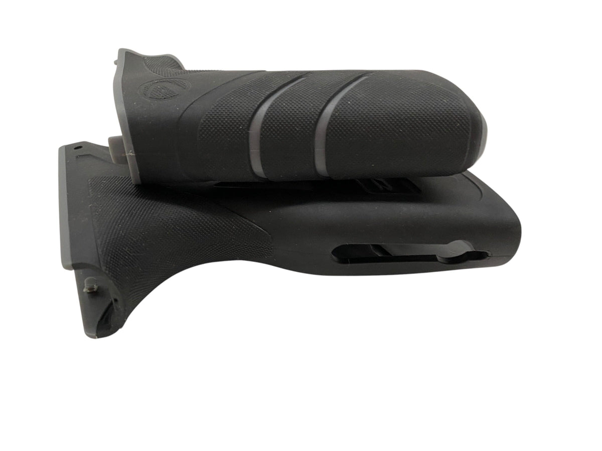 Used Dye DSR + Grips Black/Grey Paintball Gun from CPXBrosPaintball Buy/Sell/Trade Paintball Markers, New Paintball Guns, Paintball Hoppers, Paintball Masks, and Hormesis Headbands