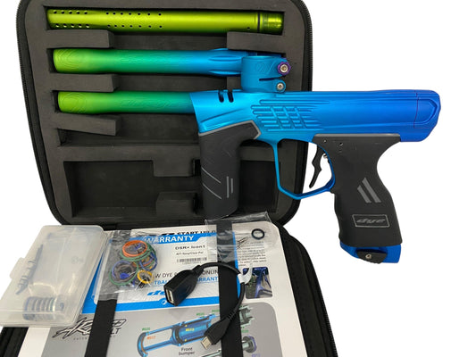 Used Dye DSR+ Icon Blue to Green Fade Paintball Gun Paintball Gun from CPXBrosPaintball Buy/Sell/Trade Paintball Markers, New Paintball Guns, Paintball Hoppers, Paintball Masks, and Hormesis Headbands