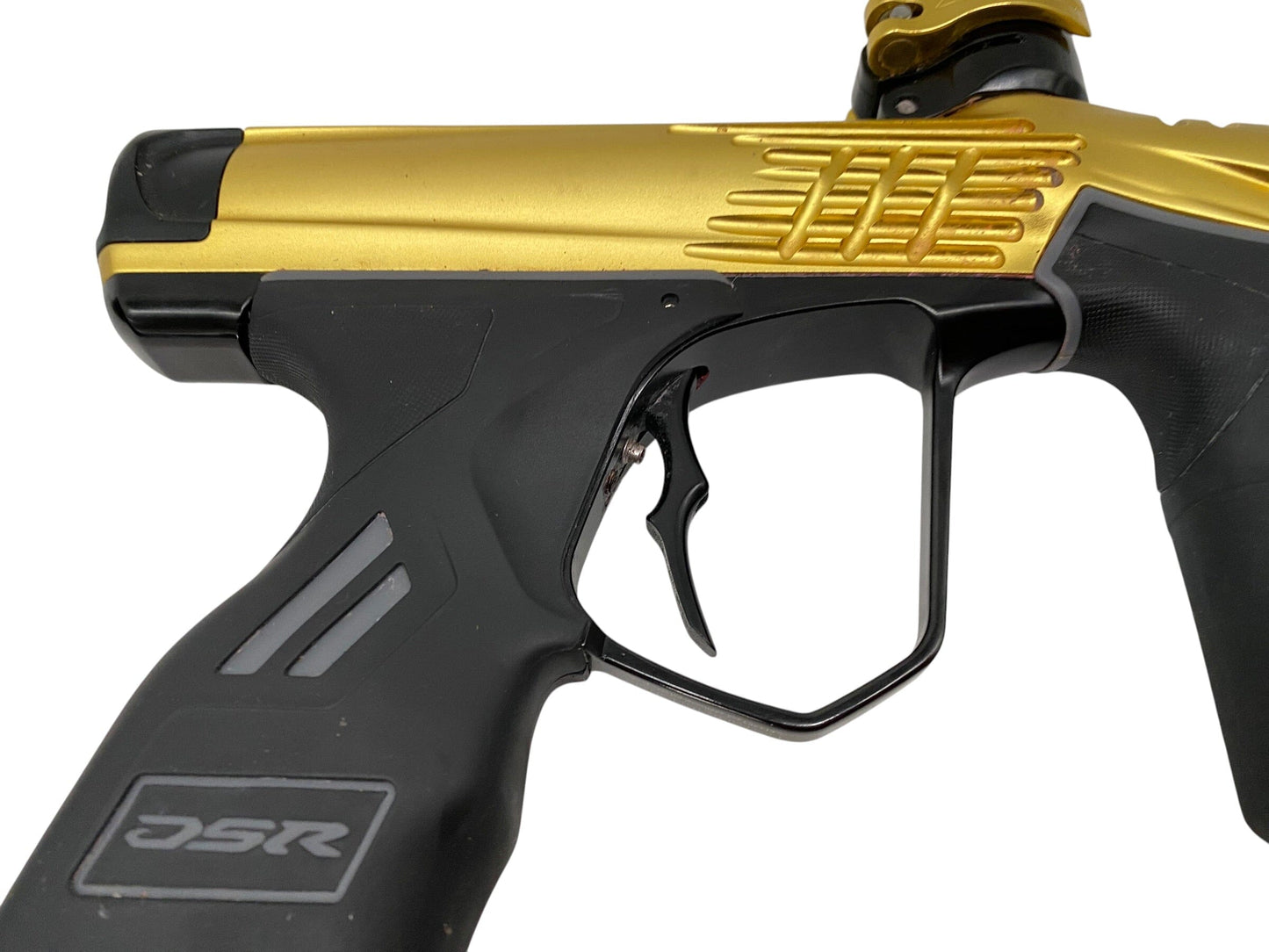 Used Dye Dsr+ Icon Gold/Black Paintball Gun Paintball Gun from CPXBrosPaintball Buy/Sell/Trade Paintball Markers, New Paintball Guns, Paintball Hoppers, Paintball Masks, and Hormesis Headbands