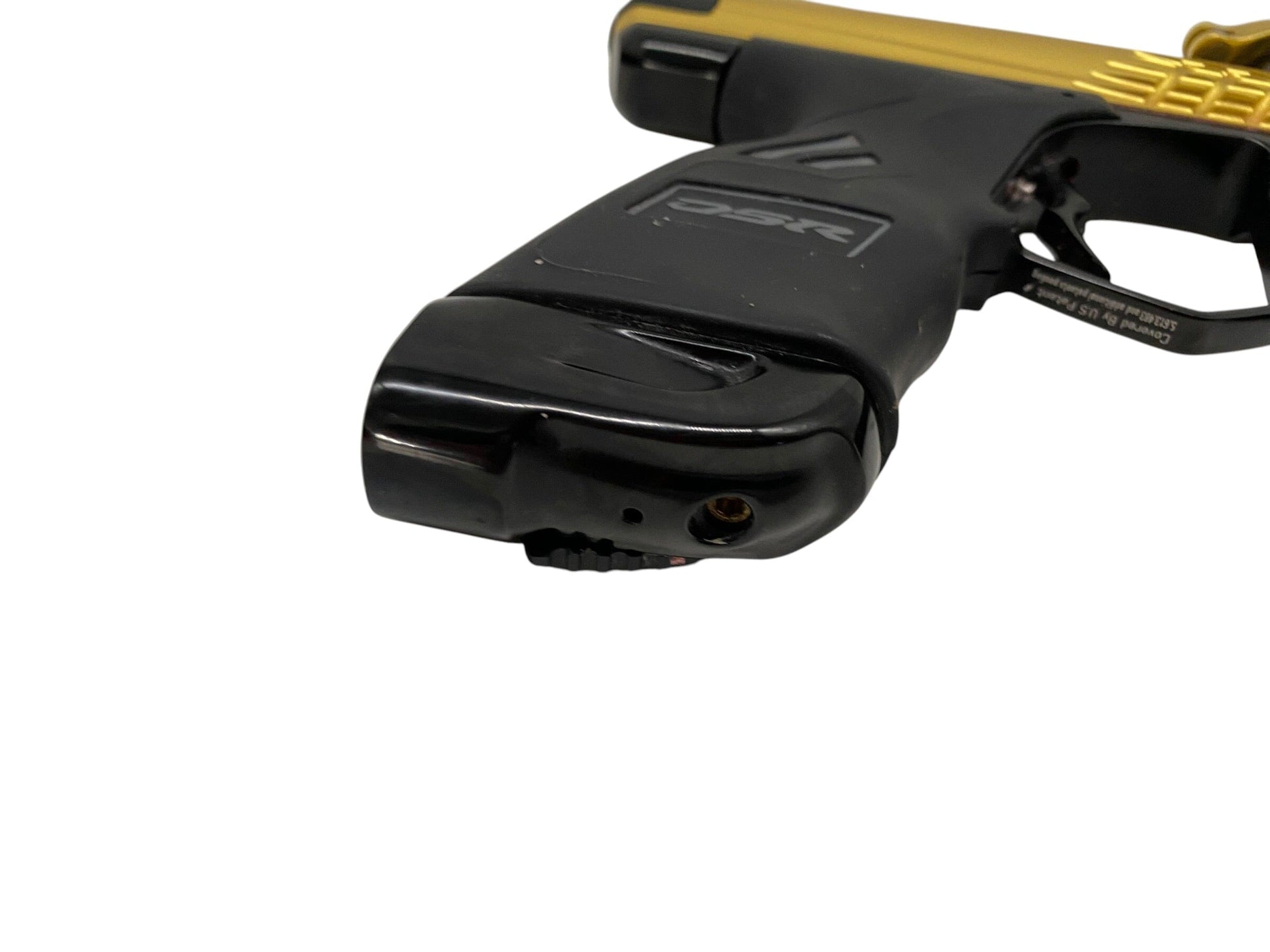 Used Dye Dsr+ Icon Gold/Black Paintball Gun Paintball Gun from CPXBrosPaintball Buy/Sell/Trade Paintball Markers, New Paintball Guns, Paintball Hoppers, Paintball Masks, and Hormesis Headbands