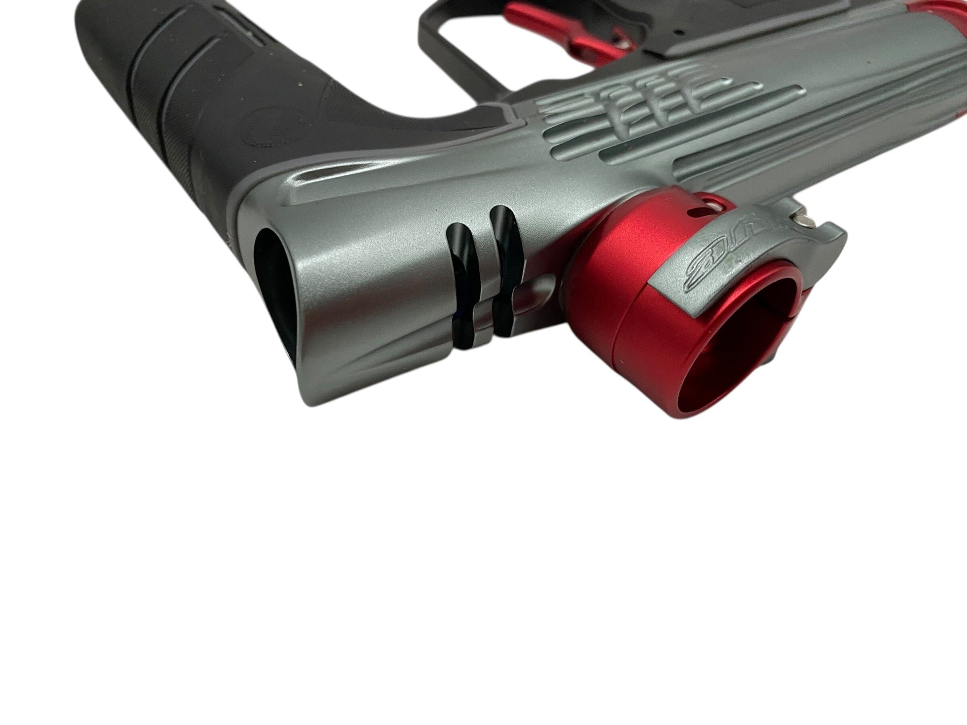 Used Dye Dsr+ Icon Paintball Gun Grey/Red Paintball Gun from CPXBrosPaintball Buy/Sell/Trade Paintball Markers, New Paintball Guns, Paintball Hoppers, Paintball Masks, and Hormesis Headbands