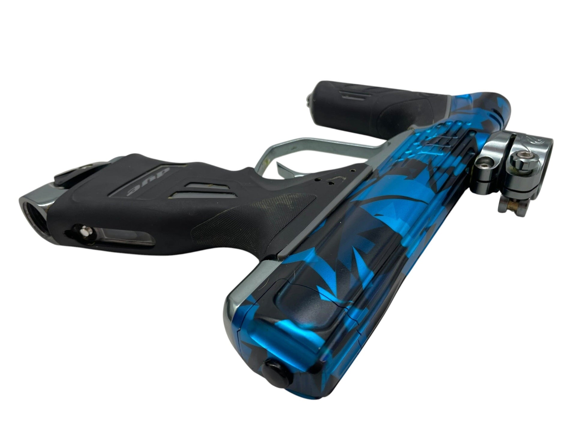 Used Dye DSR+ Icon Series Shattered Cyan PGA Paintball Marker Paintball Gun from CPXBrosPaintball Buy/Sell/Trade Paintball Markers, New Paintball Guns, Paintball Hoppers, Paintball Masks, and Hormesis Headbands