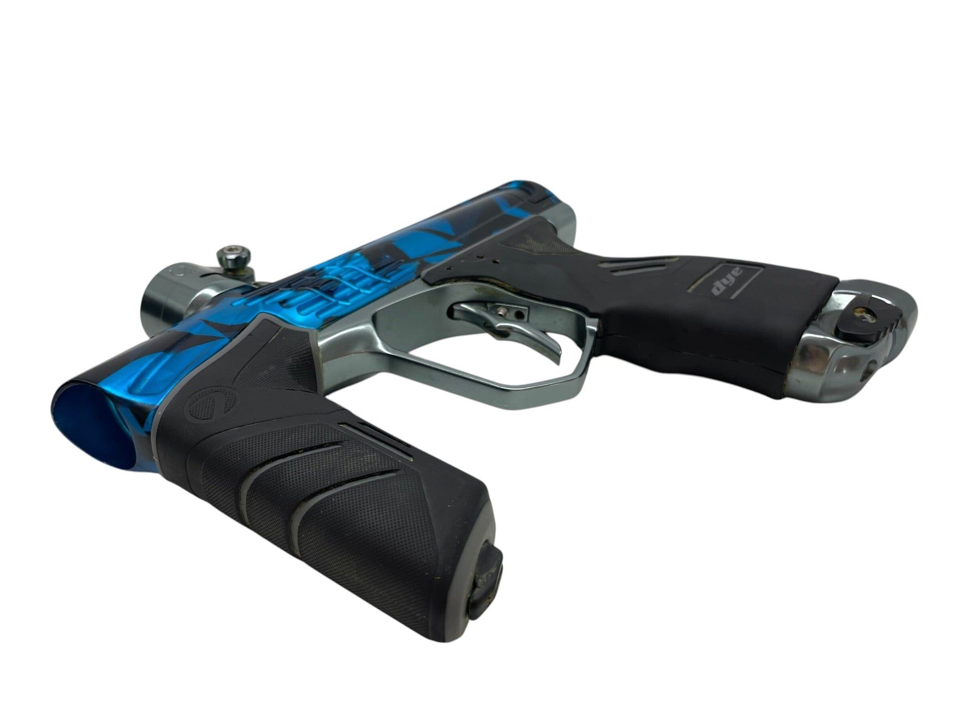 Used Dye DSR+ Icon Series Shattered Cyan PGA Paintball Marker Paintball Gun from CPXBrosPaintball Buy/Sell/Trade Paintball Markers, New Paintball Guns, Paintball Hoppers, Paintball Masks, and Hormesis Headbands