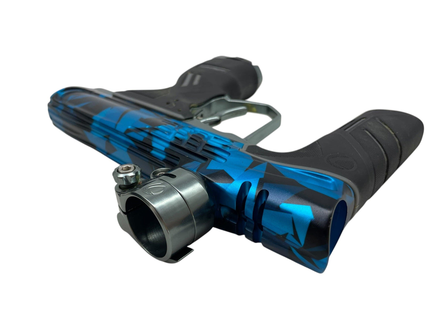 Used Dye DSR+ Icon Series Shattered Cyan PGA Paintball Marker Paintball Gun from CPXBrosPaintball Buy/Sell/Trade Paintball Markers, New Paintball Guns, Paintball Hoppers, Paintball Masks, and Hormesis Headbands