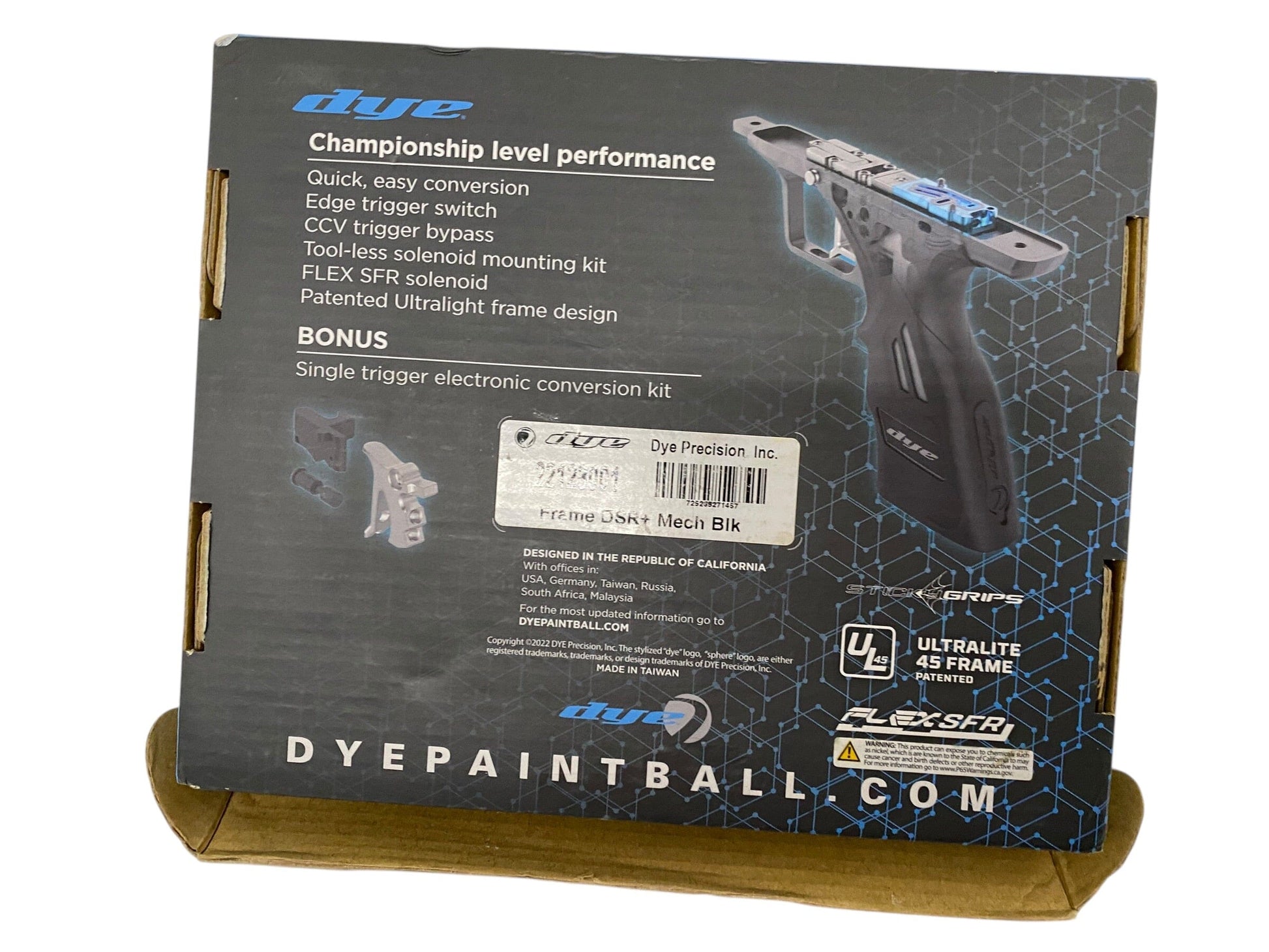 Used Dye Dsr+ Mech Frame Conversion Kit Paintball Gun from CPXBrosPaintball Buy/Sell/Trade Paintball Markers, New Paintball Guns, Paintball Hoppers, Paintball Masks, and Hormesis Headbands