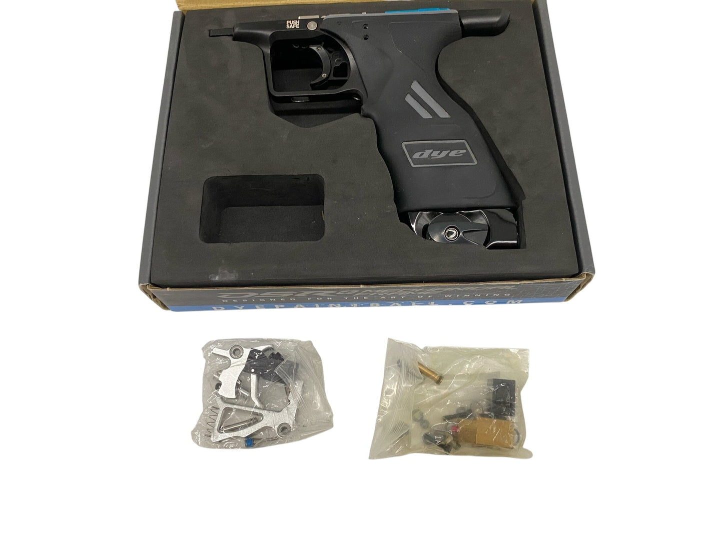 Used Dye Dsr+ Mech Frame Conversion Kit with ASA & Freeflow Trigger Paintball Gun from CPXBrosPaintball Buy/Sell/Trade Paintball Markers, New Paintball Guns, Paintball Hoppers, Paintball Masks, and Hormesis Headbands