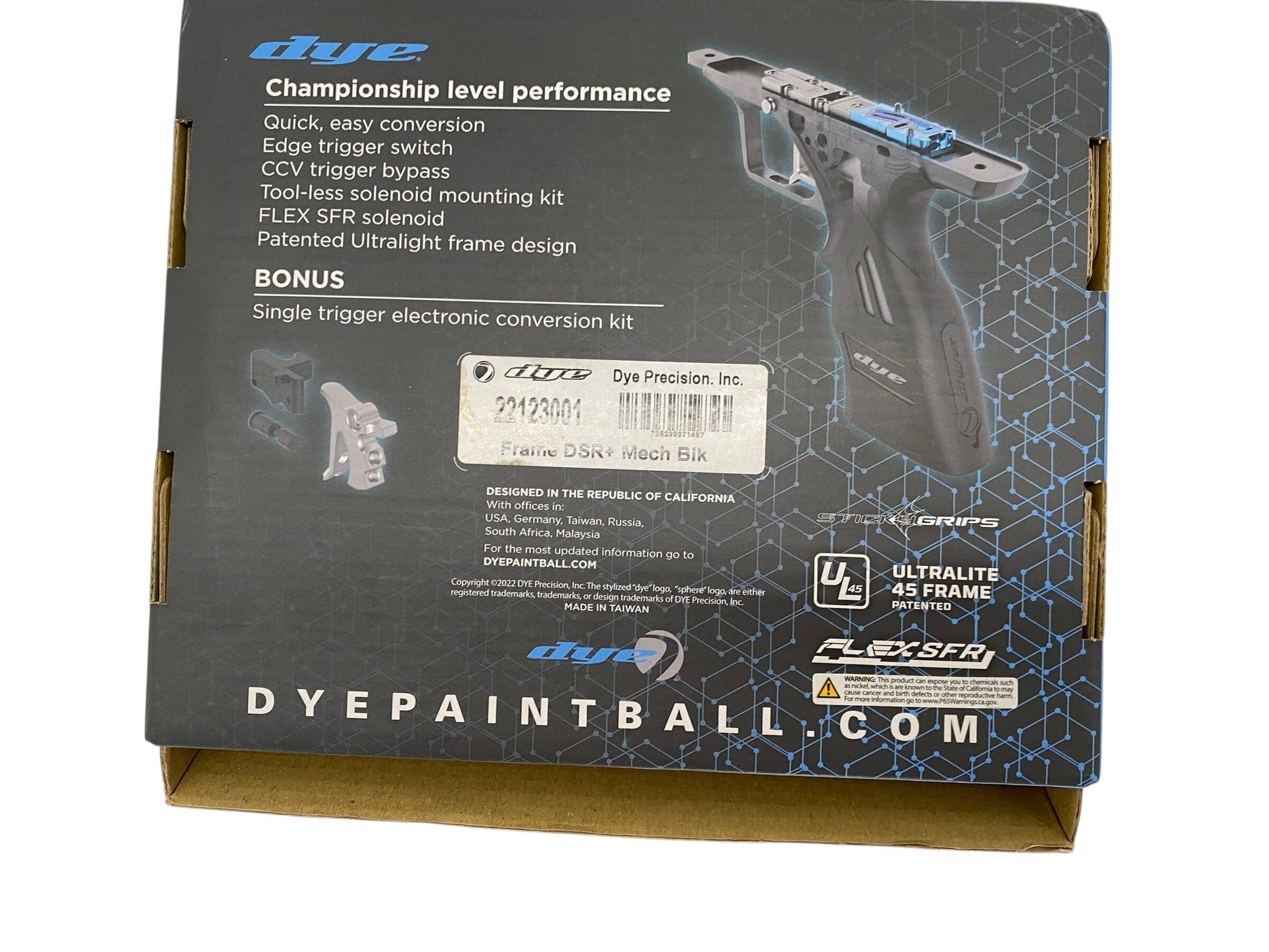 Used Dye Dsr+ Mech Frame Kit Paintball Gun from CPXBrosPaintball Buy/Sell/Trade Paintball Markers, New Paintball Guns, Paintball Hoppers, Paintball Masks, and Hormesis Headbands