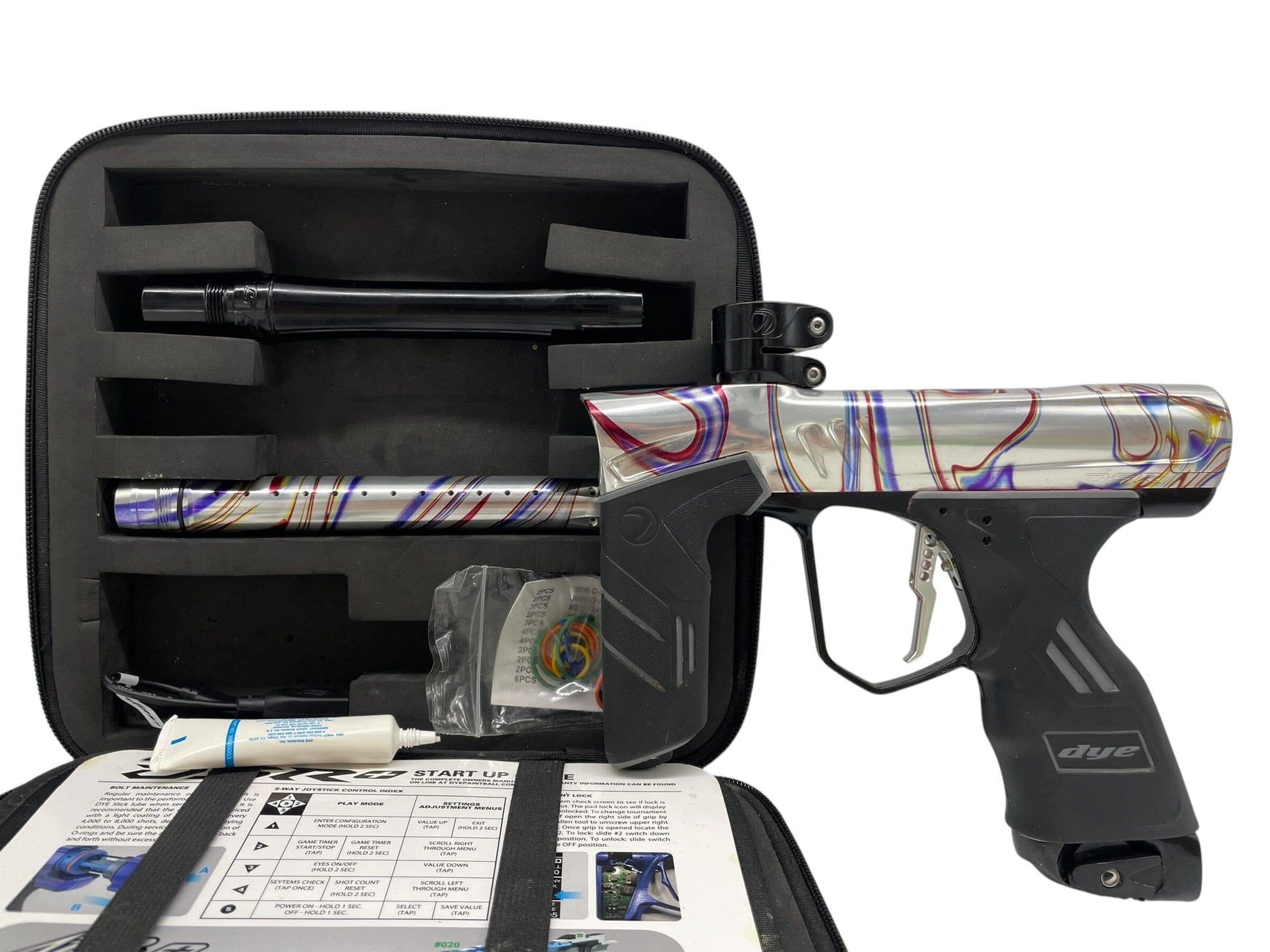 Used DYE DSR+ Oil Slick Paintball Gun Paintball Gun from CPXBrosPaintball Buy/Sell/Trade Paintball Markers, New Paintball Guns, Paintball Hoppers, Paintball Masks, and Hormesis Headbands