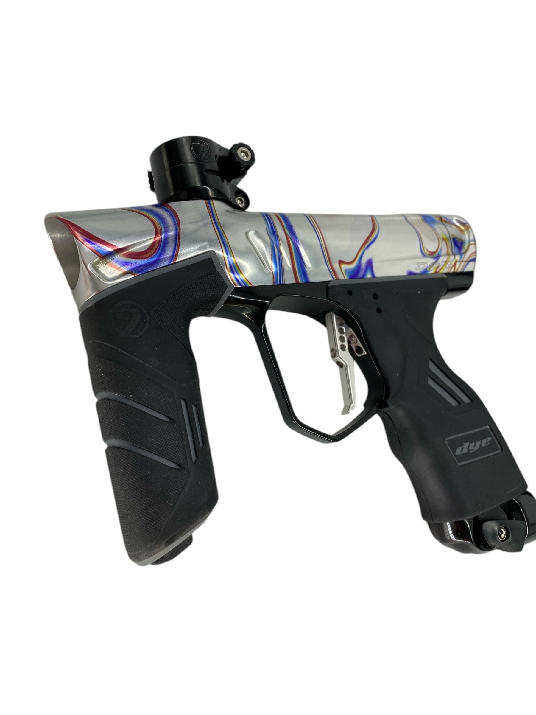 Used Dye Dsr+ Oil Slick Upgraded Paintball Gun Paintball Gun from CPXBrosPaintball Buy/Sell/Trade Paintball Markers, New Paintball Guns, Paintball Hoppers, Paintball Masks, and Hormesis Headbands