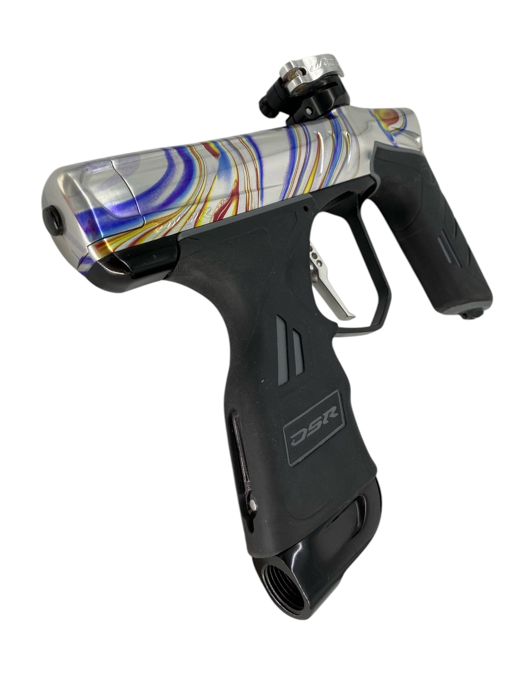 Used Dye Dsr+ Oil Slick Upgraded Paintball Gun Paintball Gun from CPXBrosPaintball Buy/Sell/Trade Paintball Markers, New Paintball Guns, Paintball Hoppers, Paintball Masks, and Hormesis Headbands