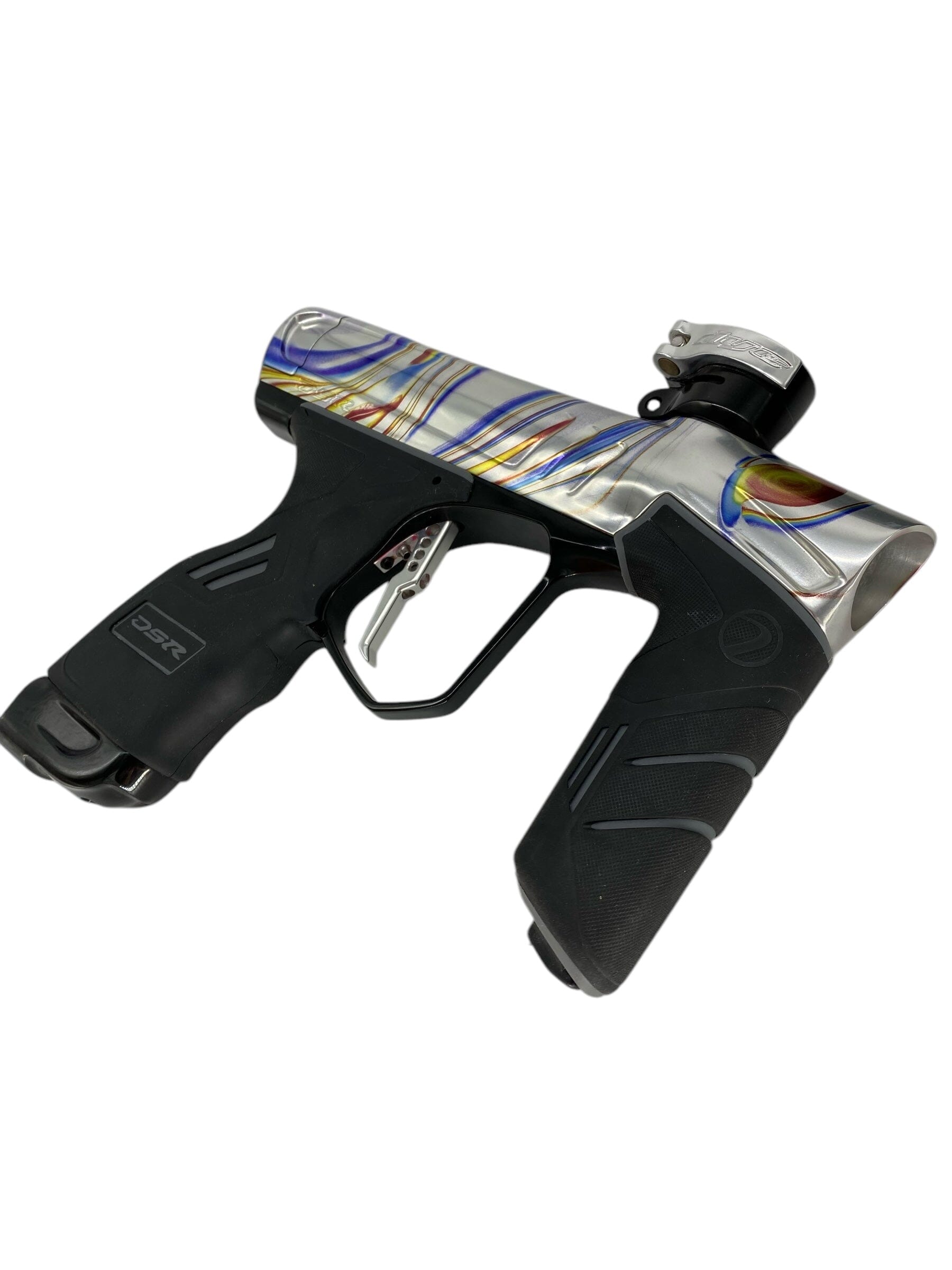 Used Dye Dsr+ Oil Slick Upgraded Paintball Gun Paintball Gun from CPXBrosPaintball Buy/Sell/Trade Paintball Markers, New Paintball Guns, Paintball Hoppers, Paintball Masks, and Hormesis Headbands