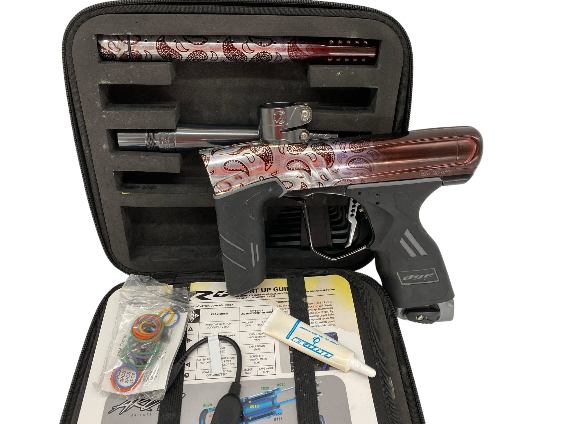 Used Dye Dsr+ Paintball Gun Bandana Paintball Gun from CPXBrosPaintball Buy/Sell/Trade Paintball Markers, New Paintball Guns, Paintball Hoppers, Paintball Masks, and Hormesis Headbands