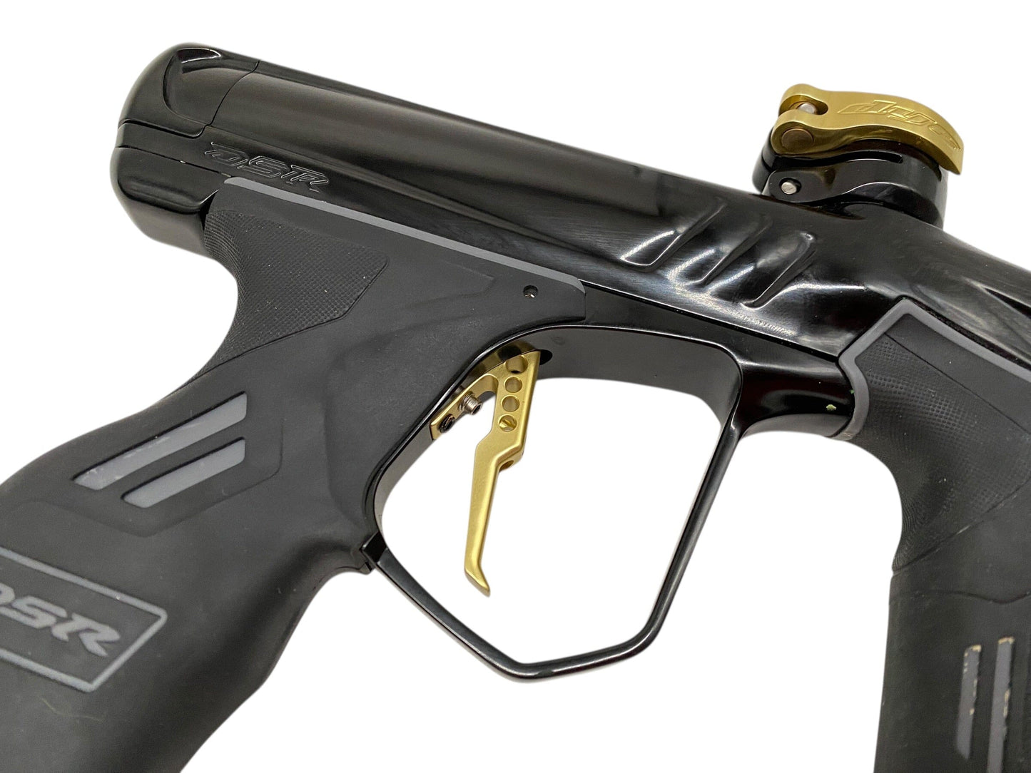 Used Dye Dsr+ Paintball Gun Black/Gold Paintball Gun from CPXBrosPaintball Buy/Sell/Trade Paintball Markers, New Paintball Guns, Paintball Hoppers, Paintball Masks, and Hormesis Headbands