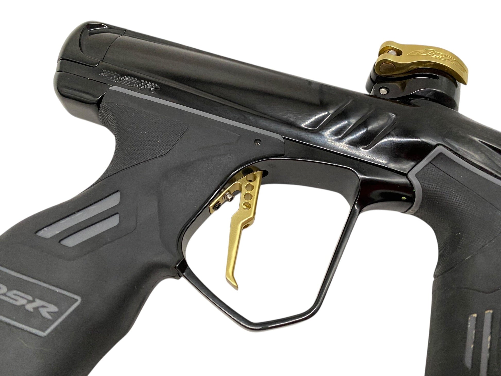 Used Dye Dsr+ Paintball Gun Black/Gold Paintball Gun from CPXBrosPaintball Buy/Sell/Trade Paintball Markers, New Paintball Guns, Paintball Hoppers, Paintball Masks, and Hormesis Headbands