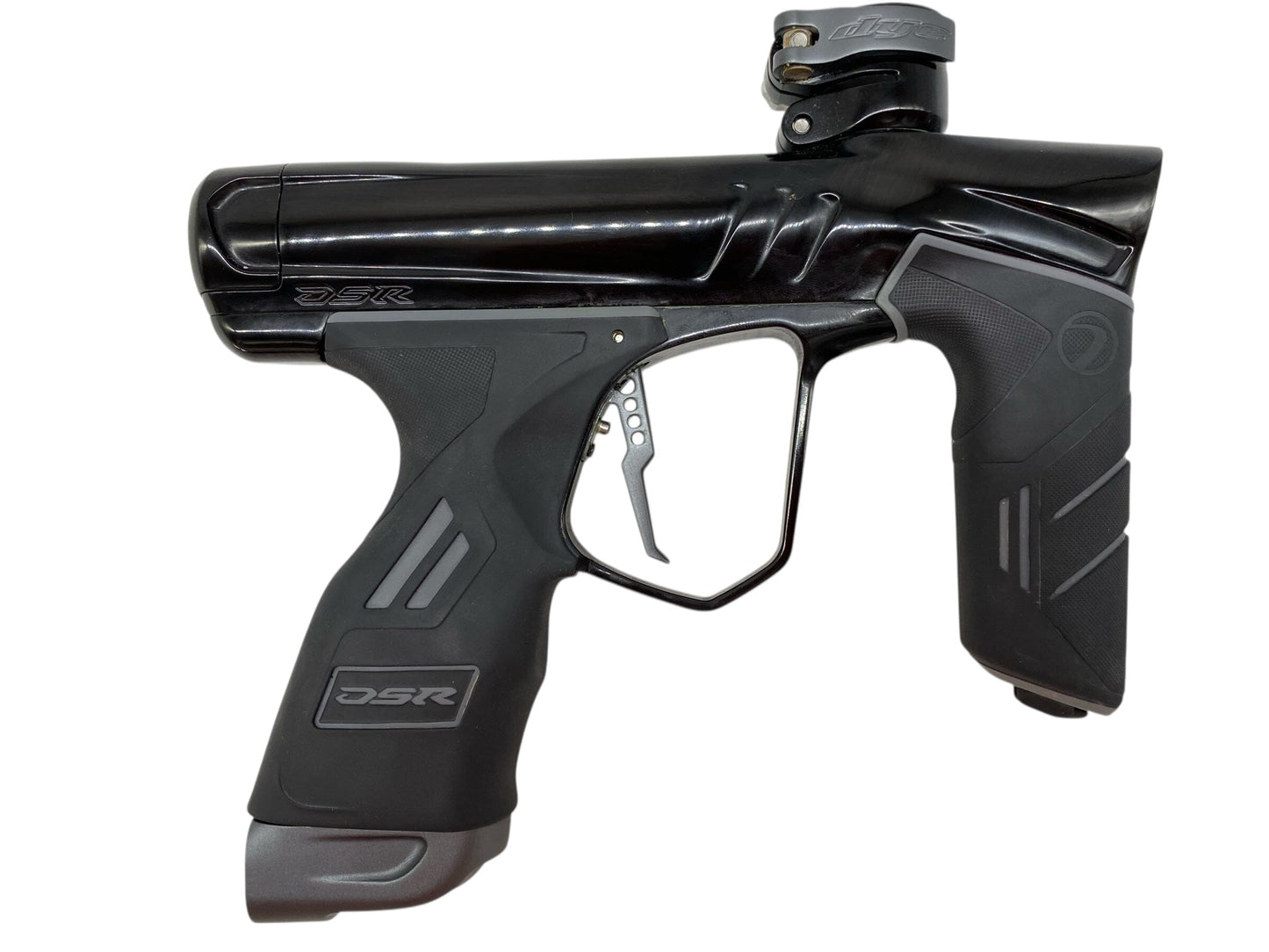 Used Dye Dsr+ Paintball Gun Black/Gray Paintball Gun from CPXBrosPaintball Buy/Sell/Trade Paintball Markers, New Paintball Guns, Paintball Hoppers, Paintball Masks, and Hormesis Headbands