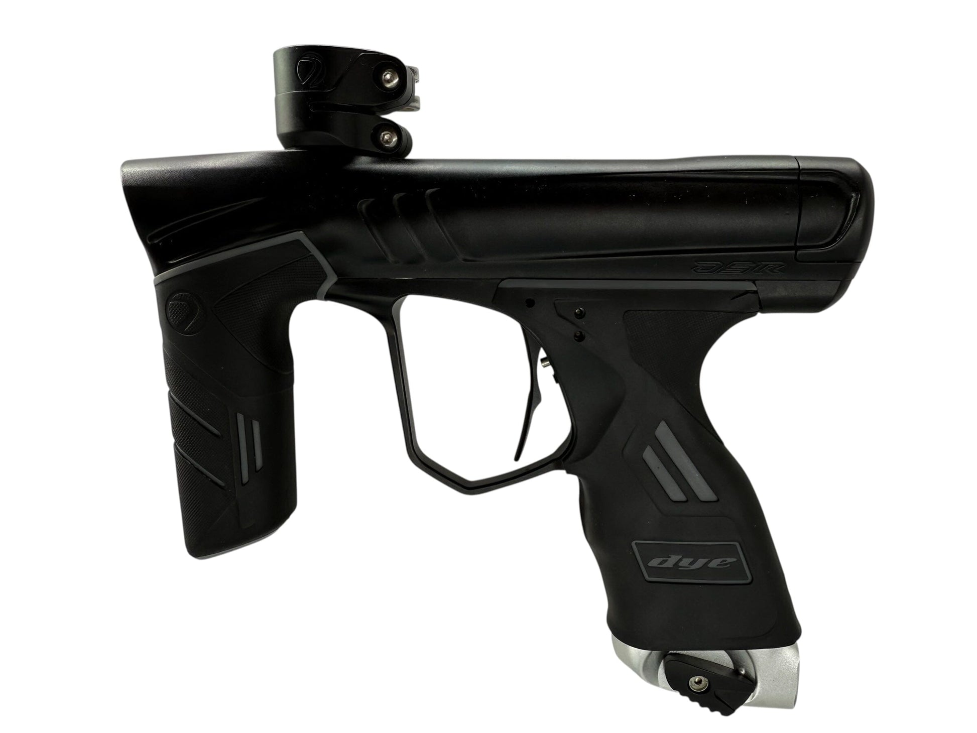 Used Dye Dsr+ Paintball Gun Black/Silver Paintball Gun from CPXBrosPaintball Buy/Sell/Trade Paintball Markers, New Paintball Guns, Paintball Hoppers, Paintball Masks, and Hormesis Headbands