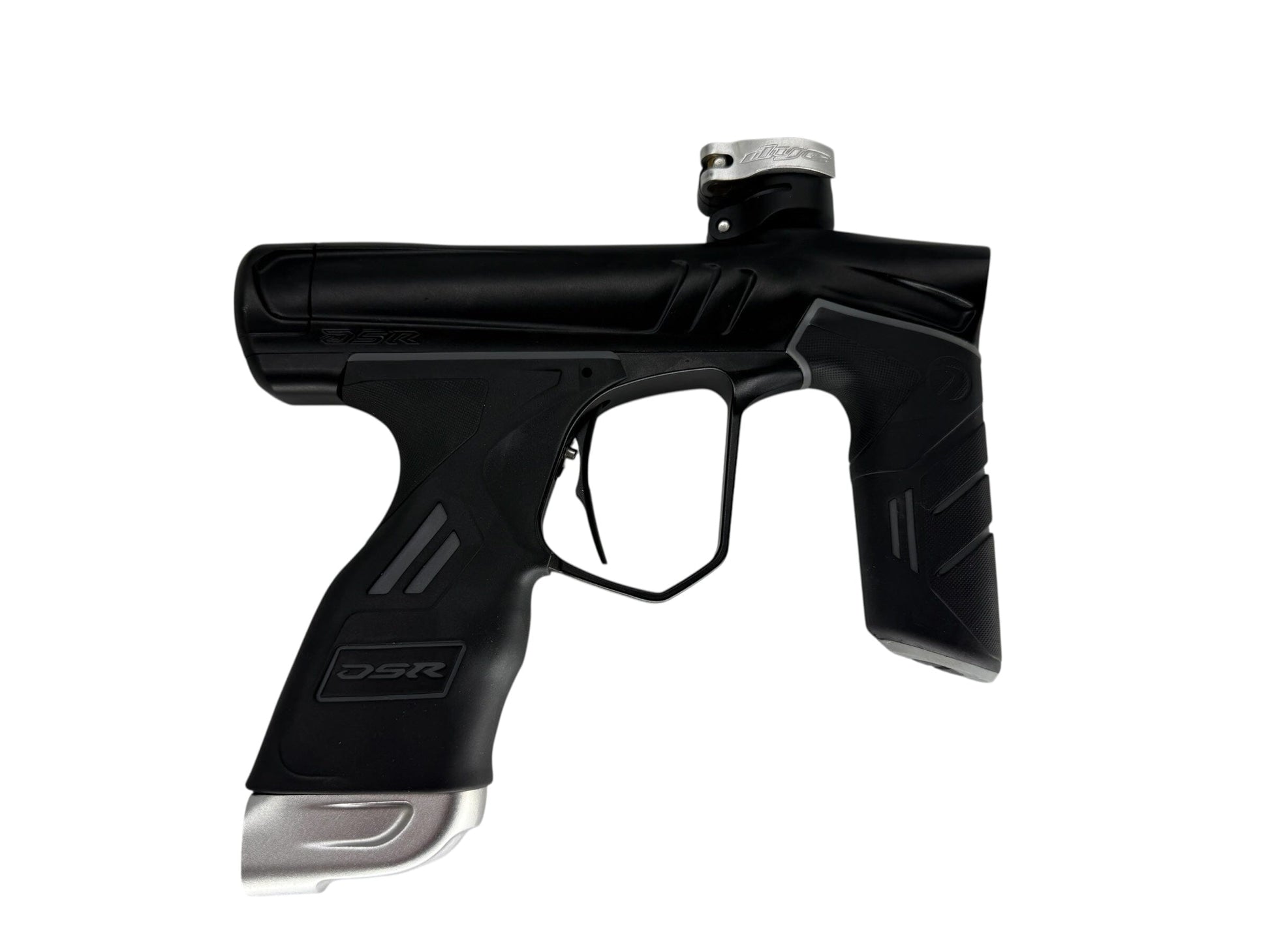 Used Dye Dsr+ Paintball Gun Black/Silver Paintball Gun from CPXBrosPaintball Buy/Sell/Trade Paintball Markers, New Paintball Guns, Paintball Hoppers, Paintball Masks, and Hormesis Headbands